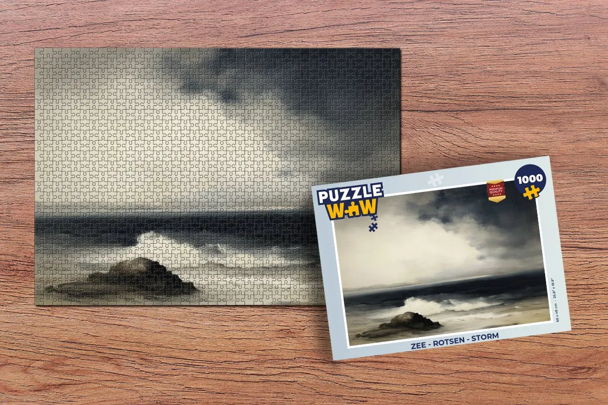 PuzzleWow Zee - Rotsen Legpuzzel 1000 Stuks