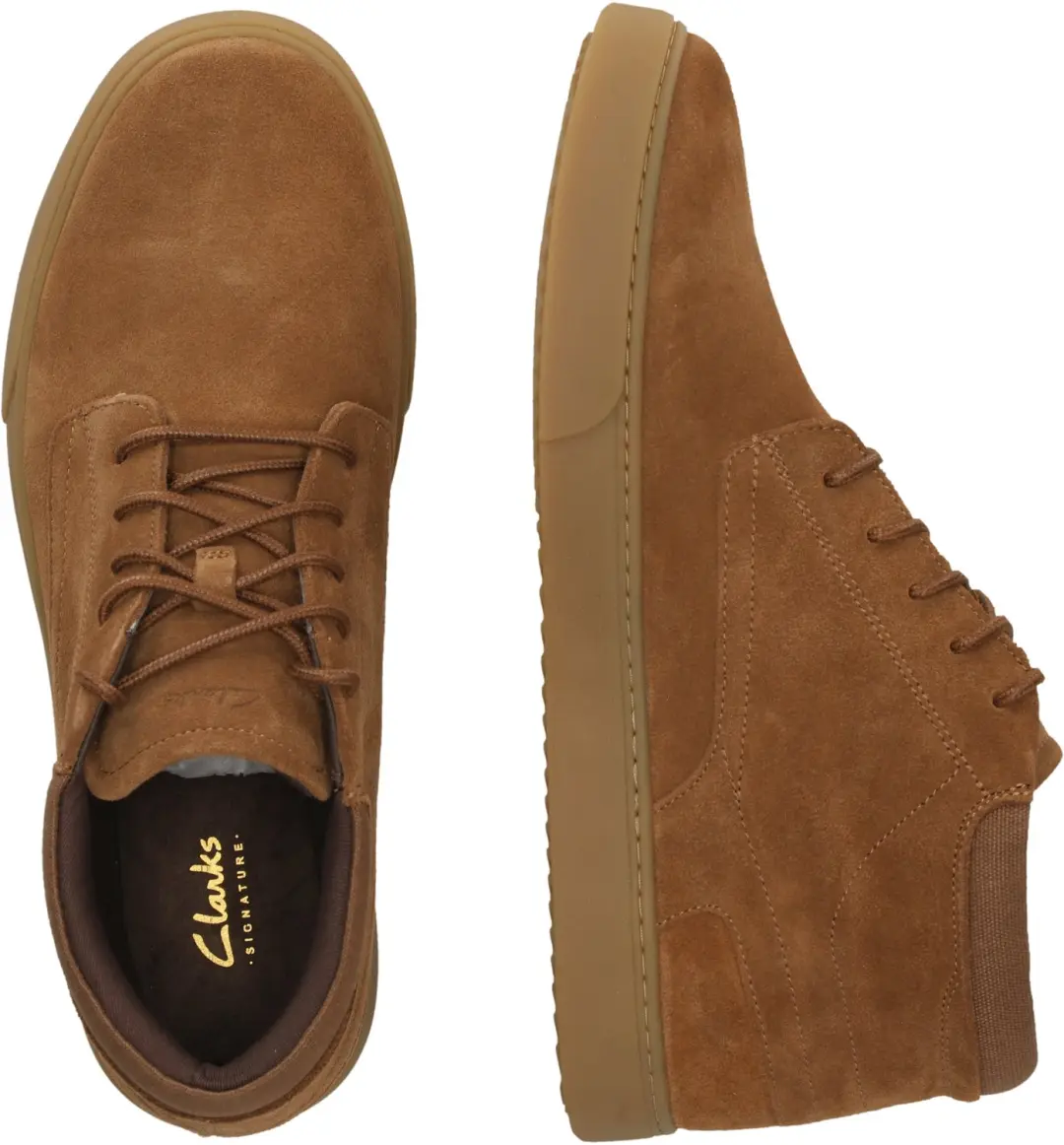 Clarks Lydford Mid Veterschoenen - Cognac - afbeelding 3 van 6