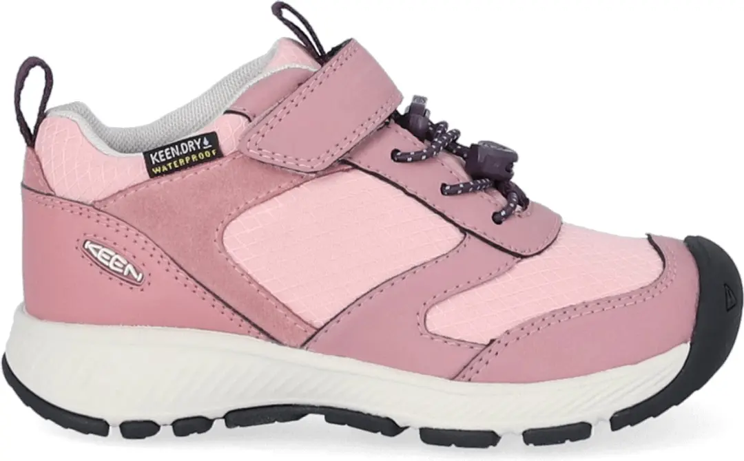 Skua Meisjes Wandelschoenen Leer Roze Waterdicht