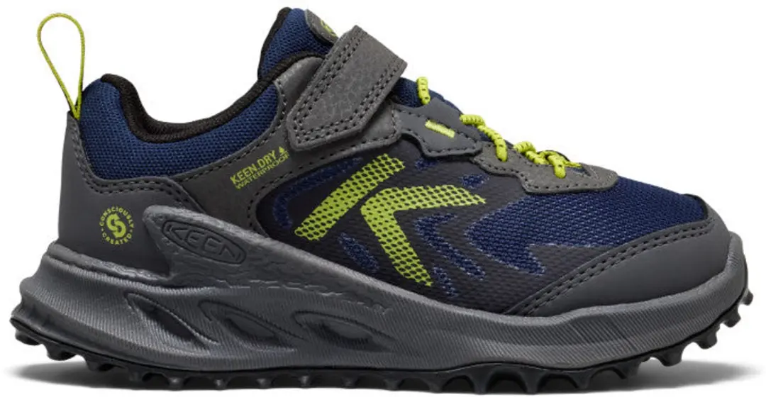Zionic Jongens Wandelschoenen Leer Blauw Waterdicht