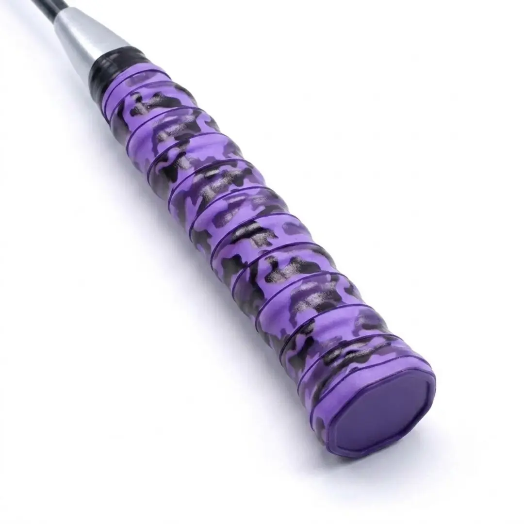 Paarse camouflage badminton en tennis grip unisex