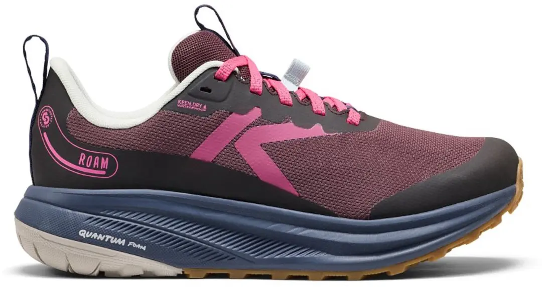 Roam Dames Trailschoenen Mesh Bordeaux Waterdicht