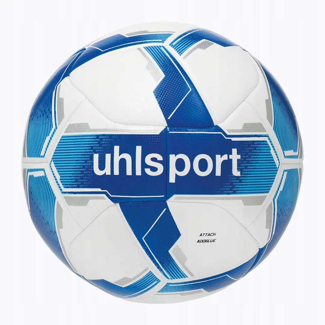 Uhlsport Attack Addglue Voetbal Maat 4 Wit/Blauw