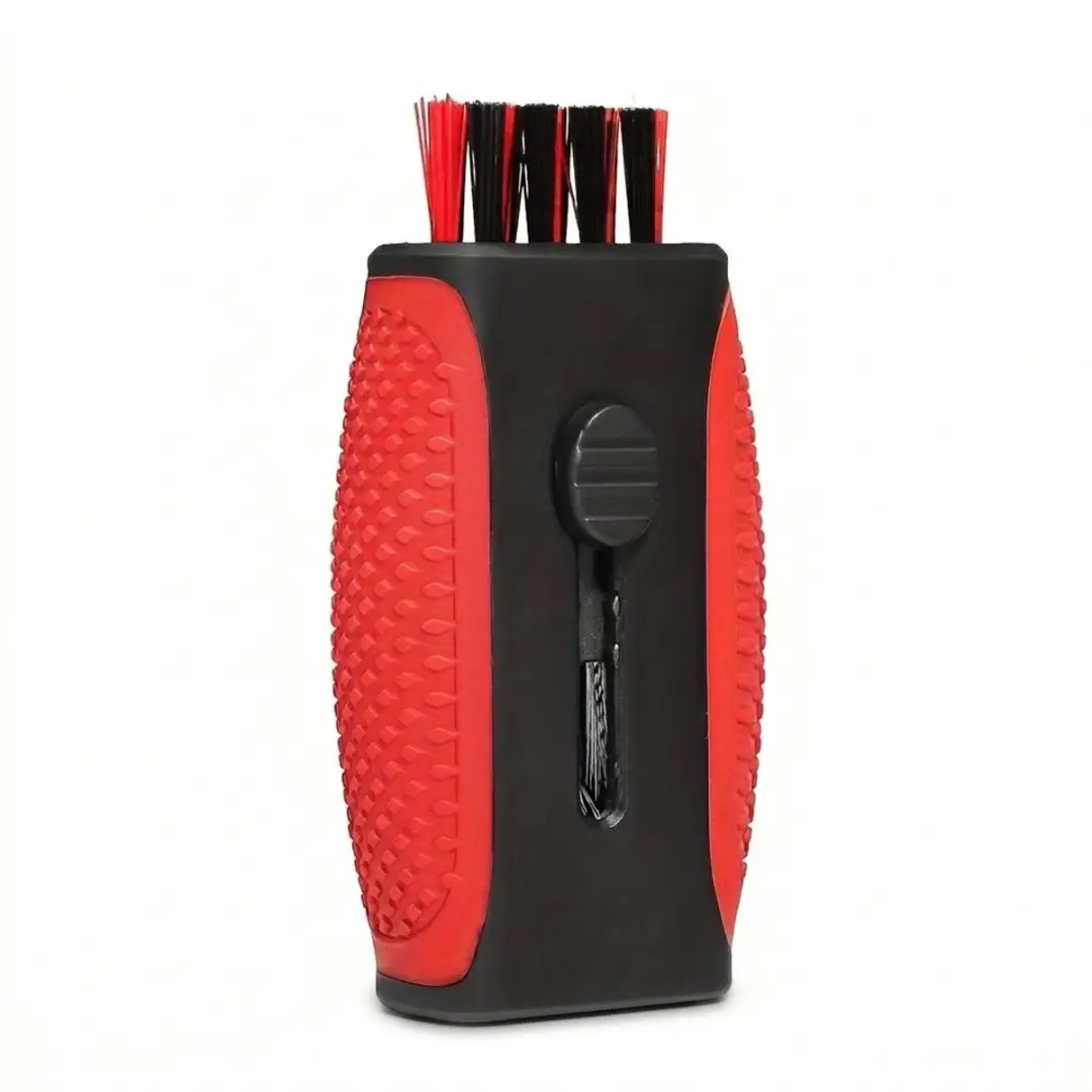 Rode golf schoonmaak borstel 3 in 1 golf club reiniger unisex multifunctionele r
