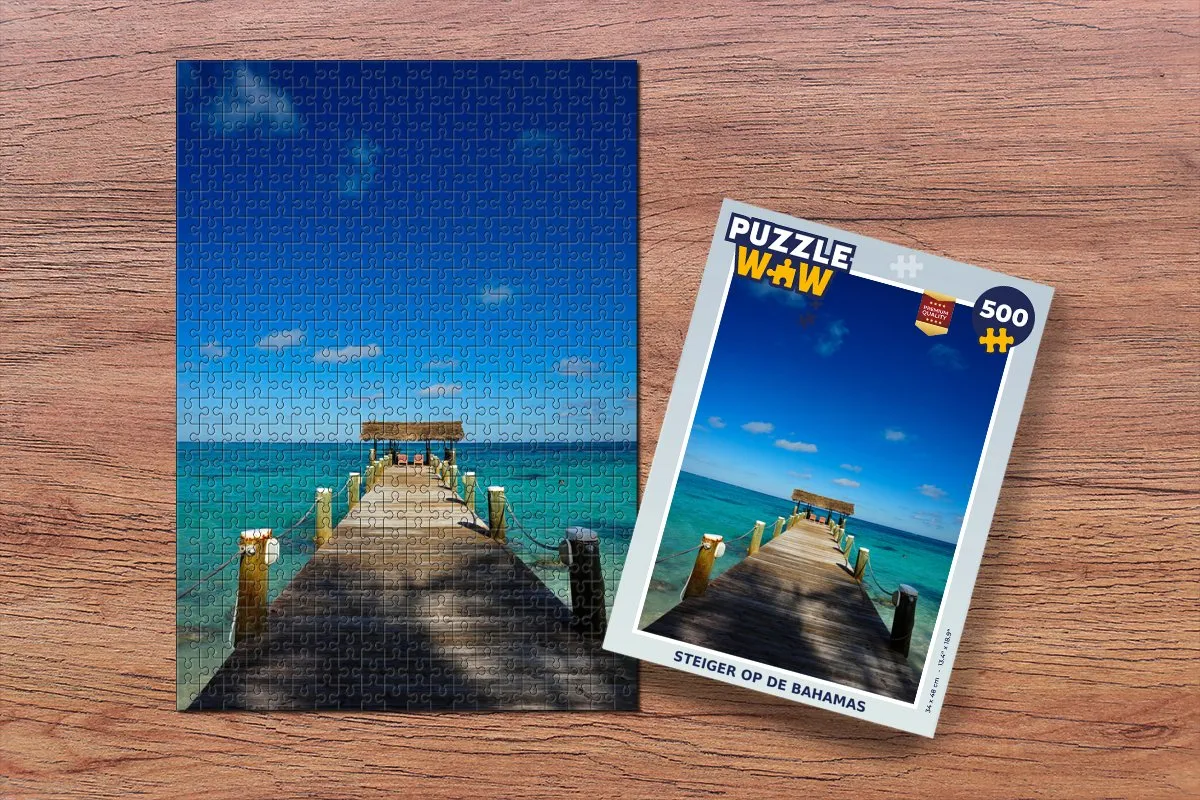 PuzzleWow Bahamas Legpuzzel 500 Stuks - Multicolor