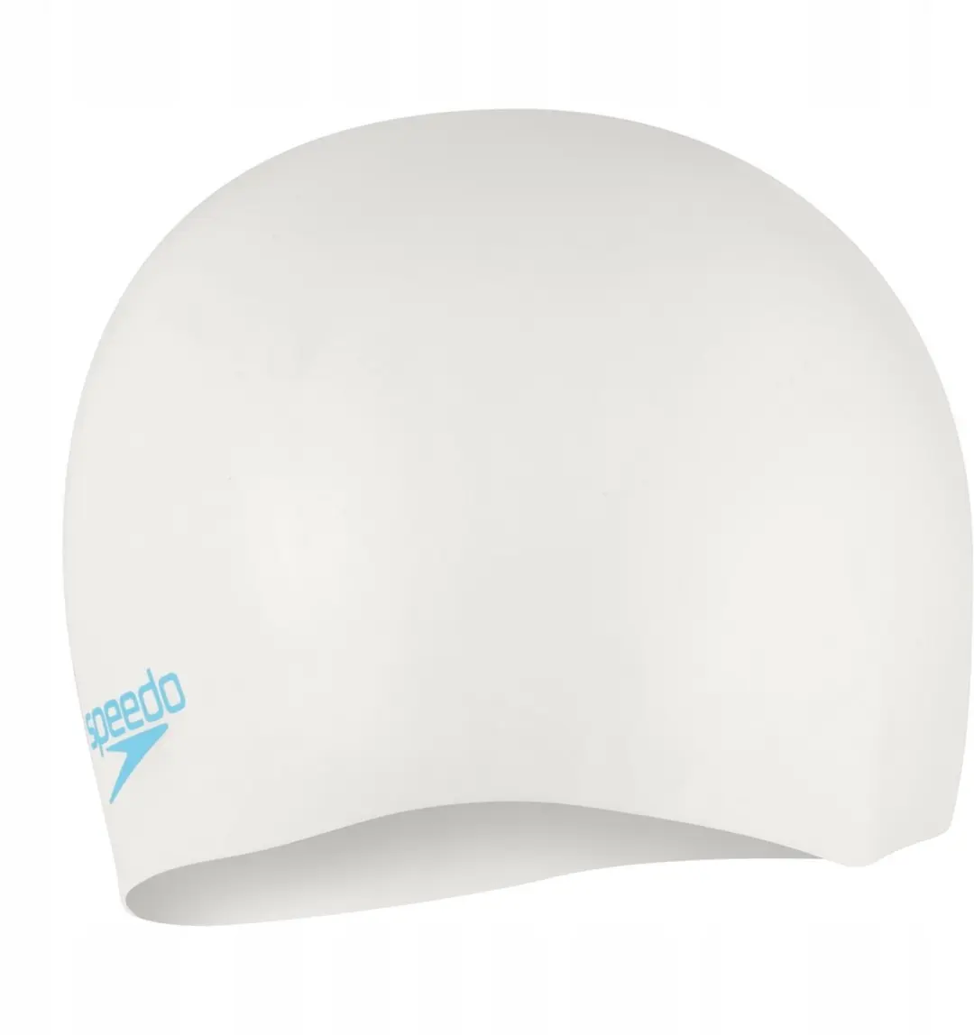 Speedo Plain Moulded Junior Zwem Pet Wit/Blauw