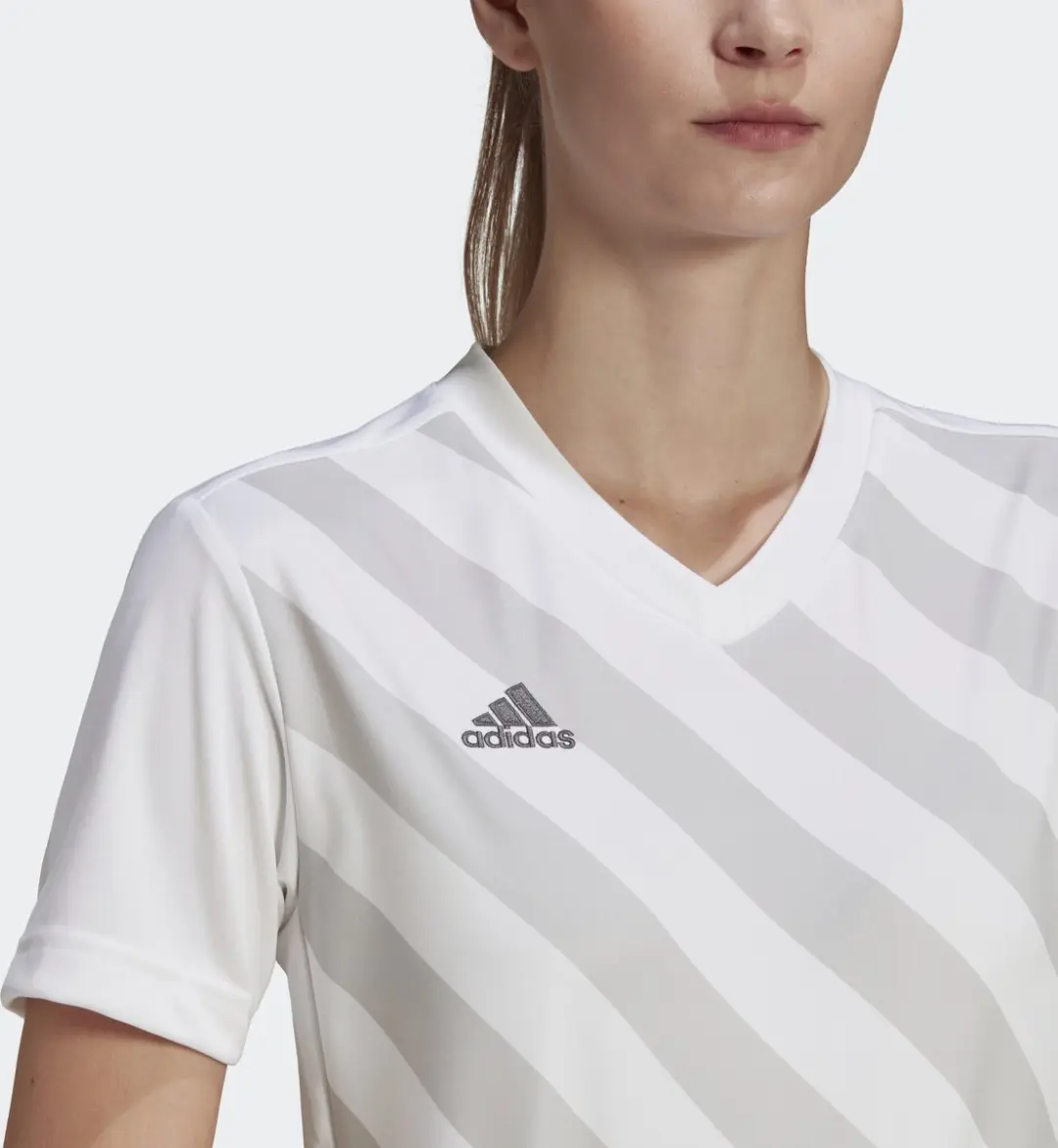 Adidas Entrada 22 Graphic Voetbalshirt Dames Wit 2XS - afbeelding 6 van 6