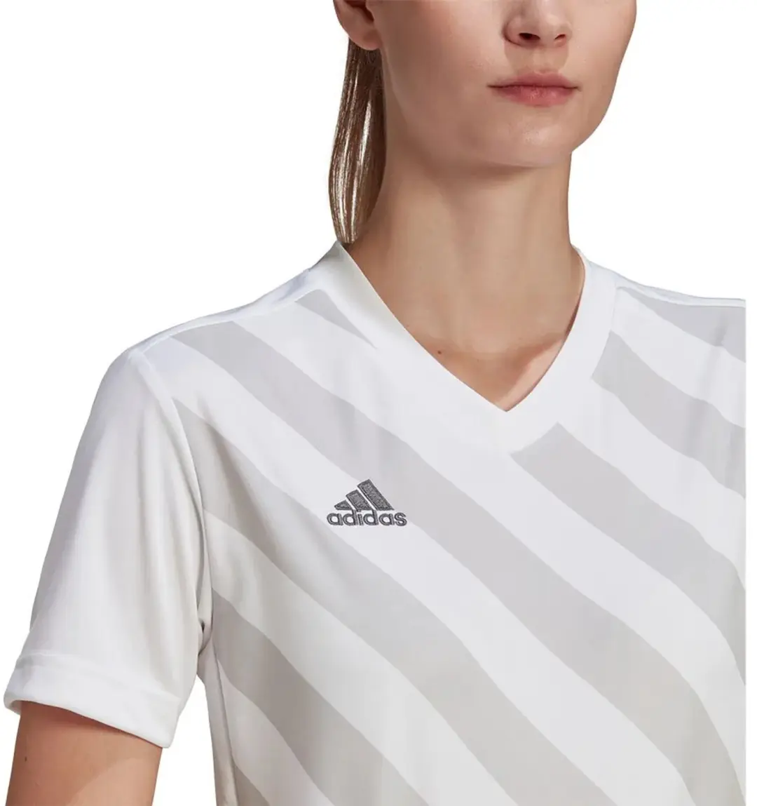Adidas Entrada 22 Graphic Voetbalshirt Dames Wit 2XS - afbeelding 3 van 6