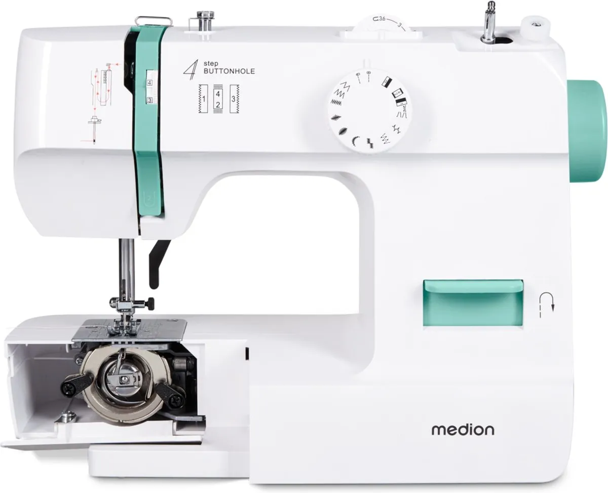 Medion SM70 Naaimachine MD11179 - 12 Steken - Turkoois