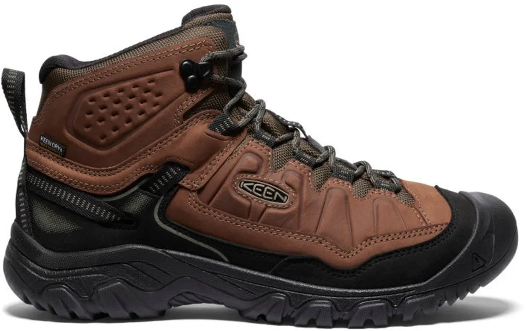 Targhee IV Mid Wide Heren Wandelschoenen Nubuck Cognac Waterdicht