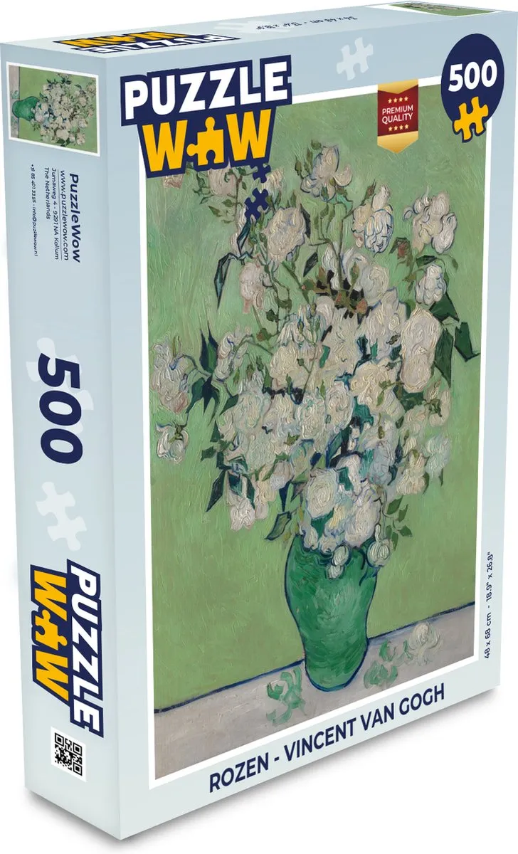 PuzzleWow Vincent van Gogh Rozen Legpuzzel 500 Stuks - Multicolor