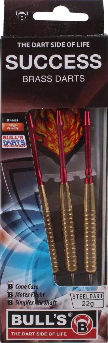 Bull's Dartpijlen Success Steeltip Gewicht 22 Gram