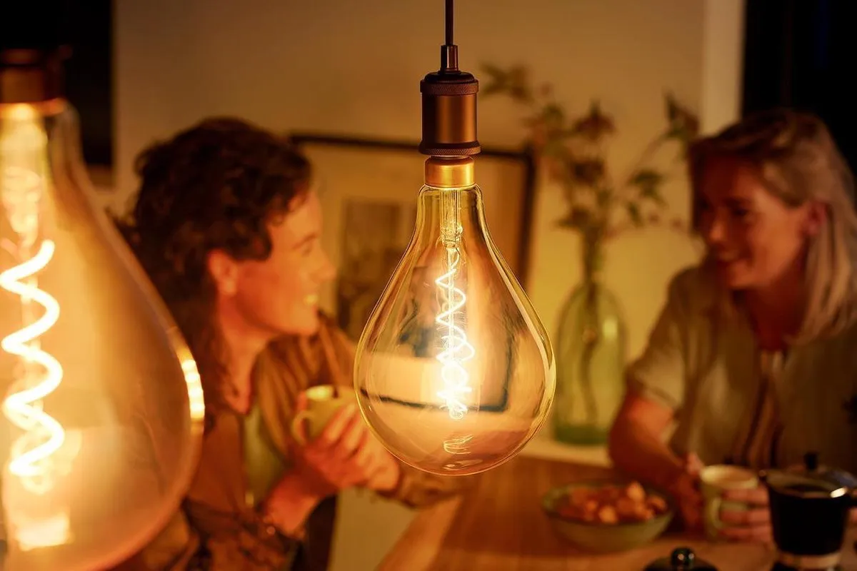 Philips Pendel Zwart Hanglamp - Kleurenmix