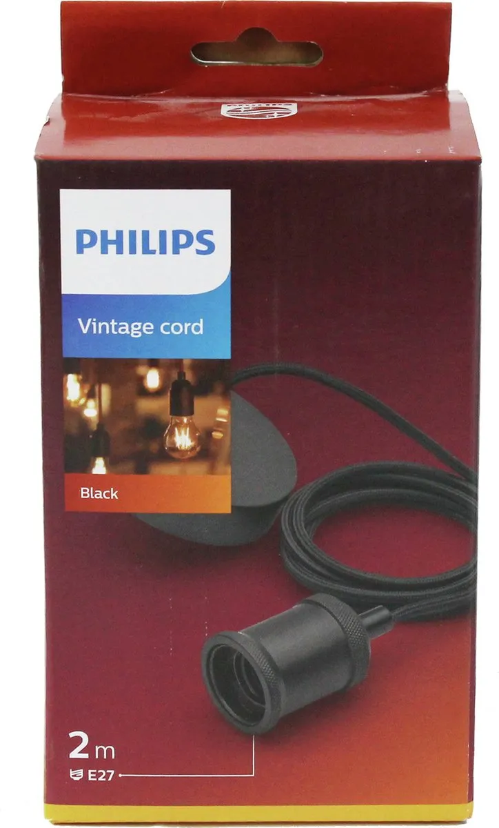 Philips Pendel Zwart Hanglamp