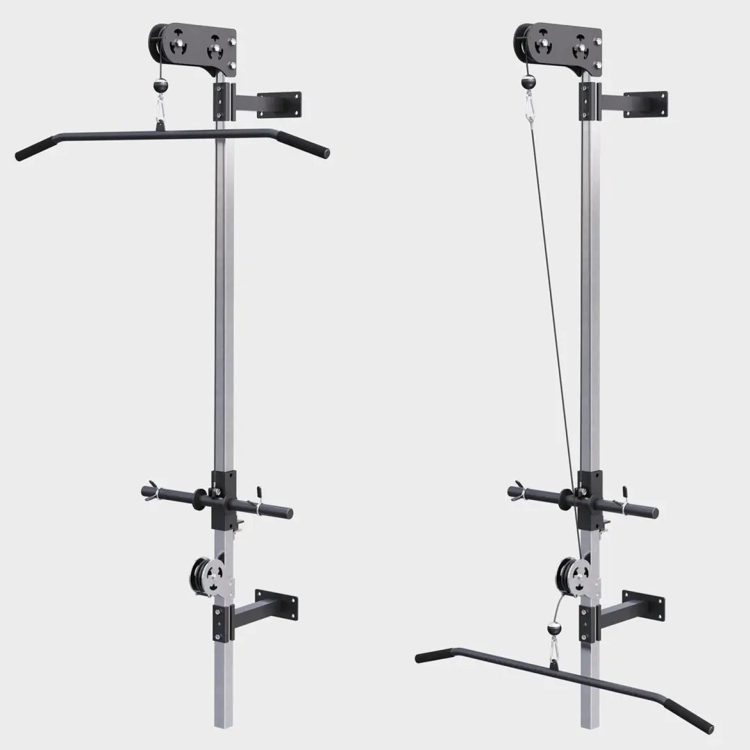 Gorilla Sports Lat Pulley Kabelstation Wandmontage - 300 kg - Zilver - afbeelding 3 van 6