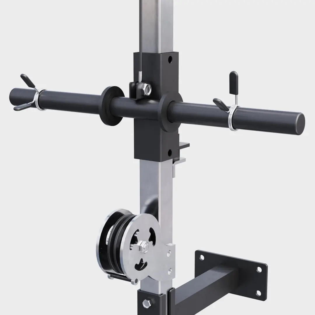 Gorilla Sports Lat Pulley Kabelstation Wandmontage - 300 kg - Zilver - afbeelding 5 van 6