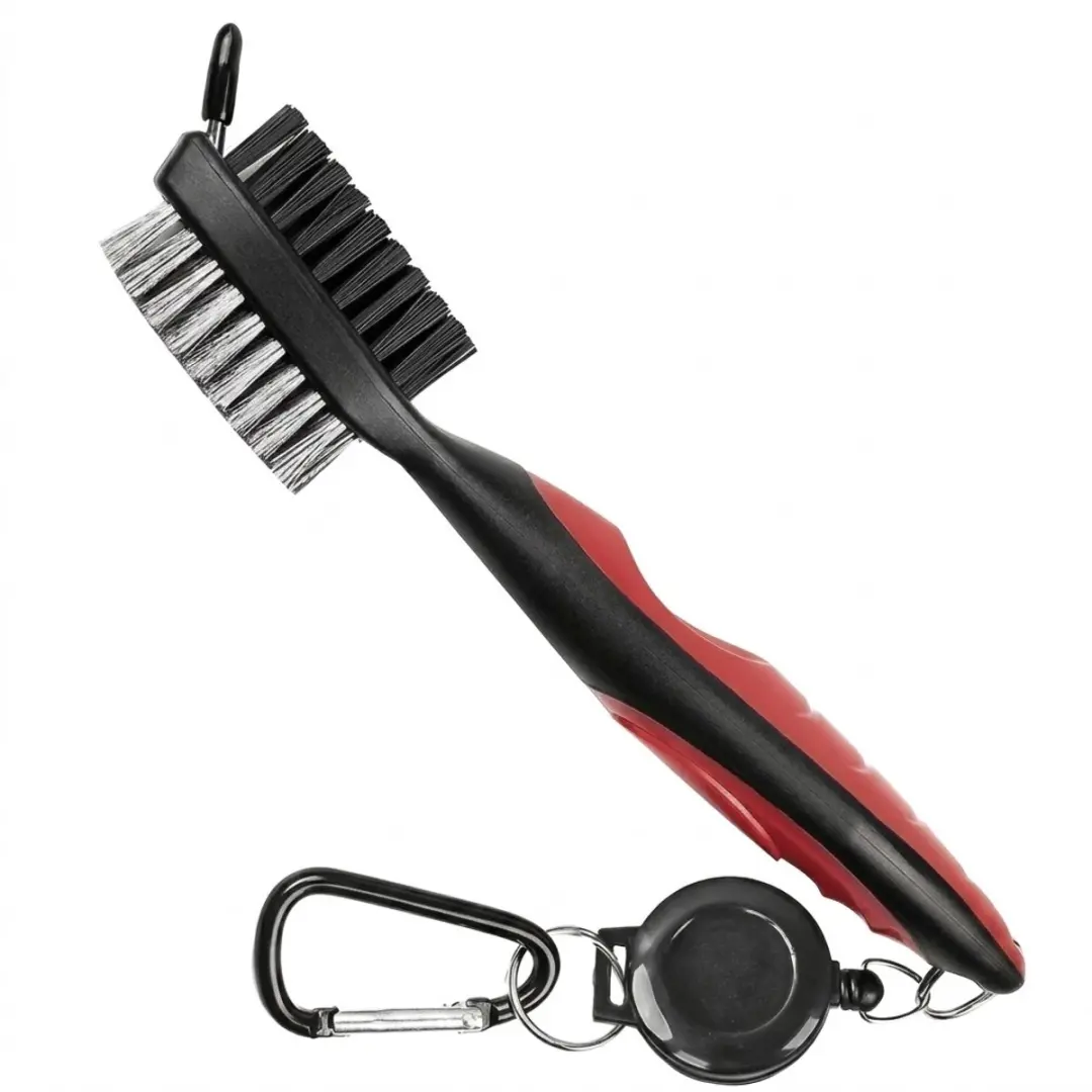 Rode golf schoonmaak borstel golf club reinigingsborstel unisex dubbelzijdige cl