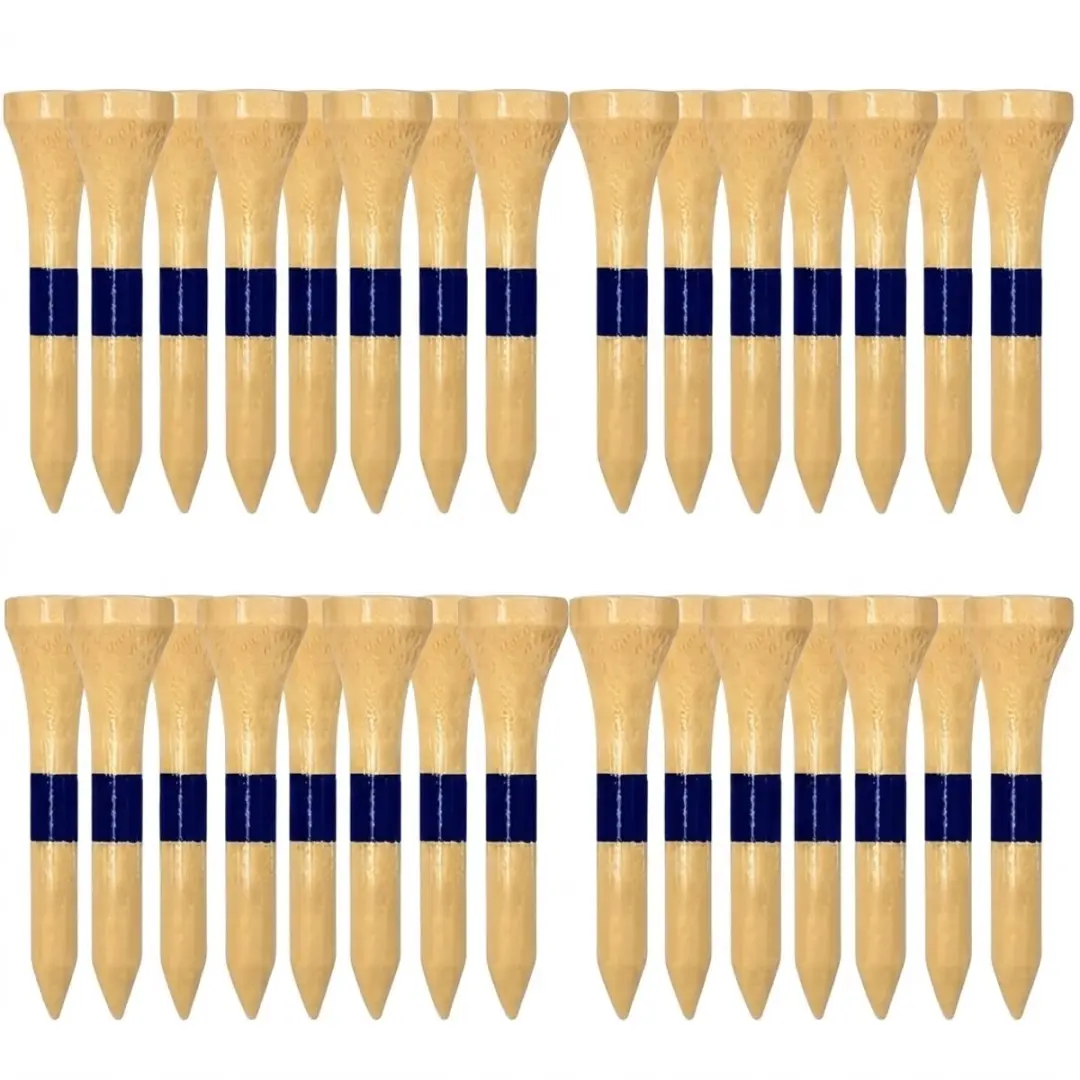Houten golf tees 30 stuks 1,5 inch