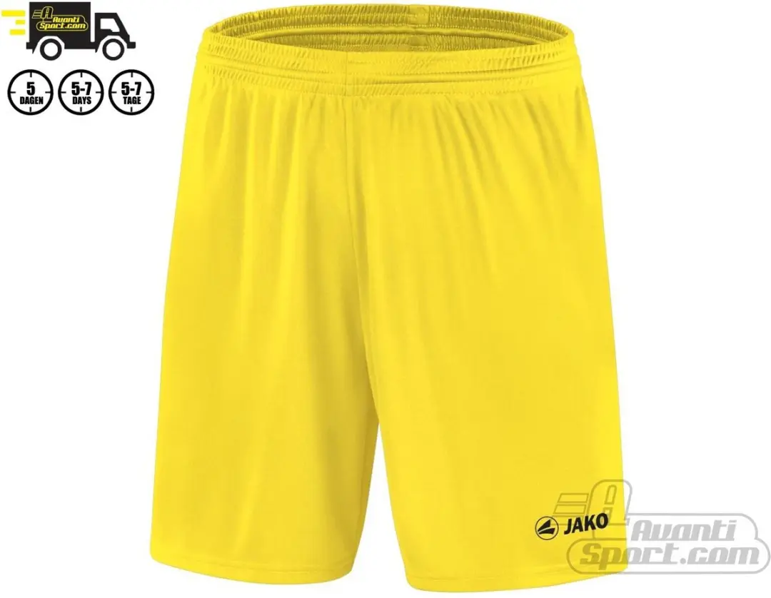 Jako Short Manchester Kort Geel