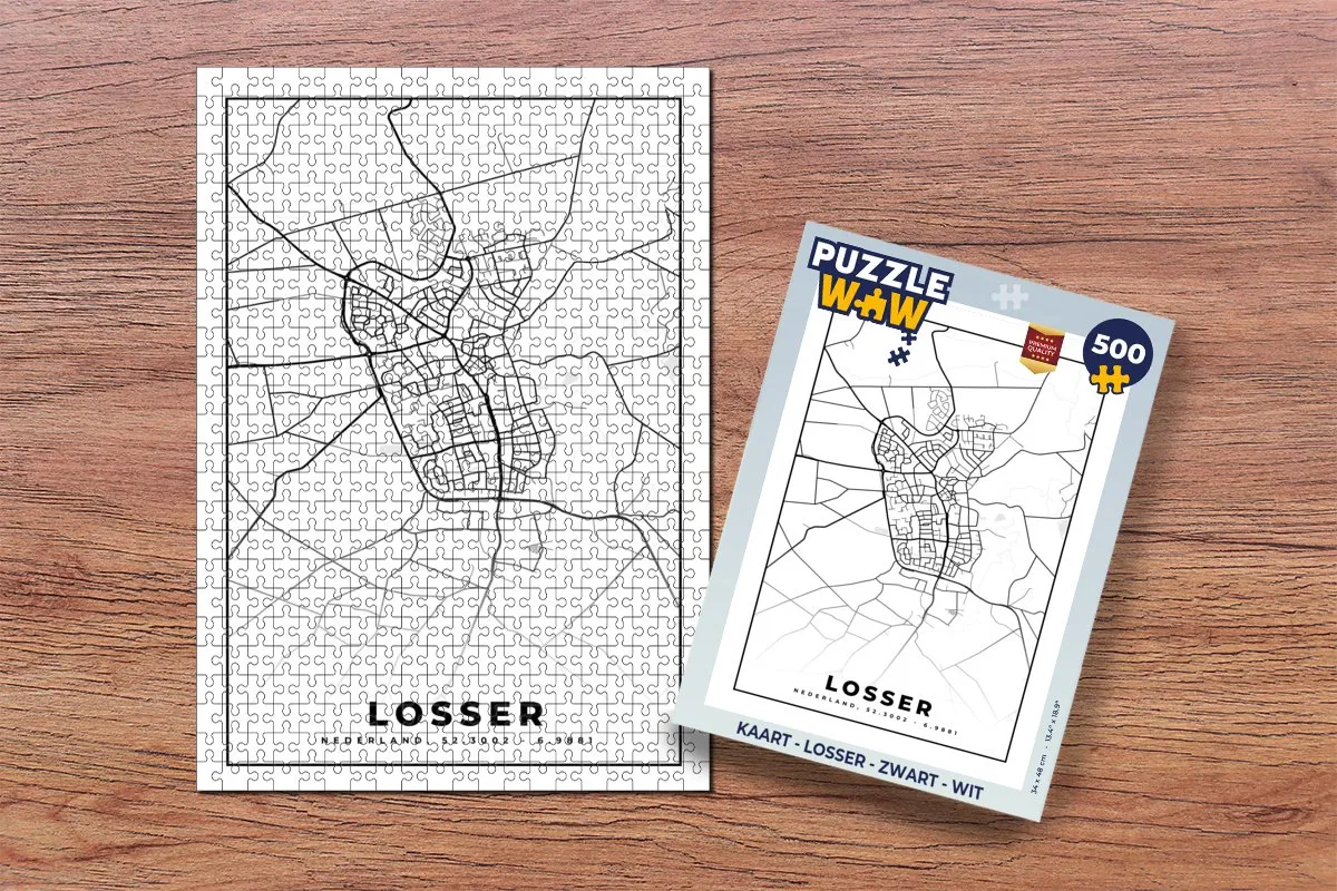 PuzzleWow Losser Puzzel 500 Stuks - Multicolor