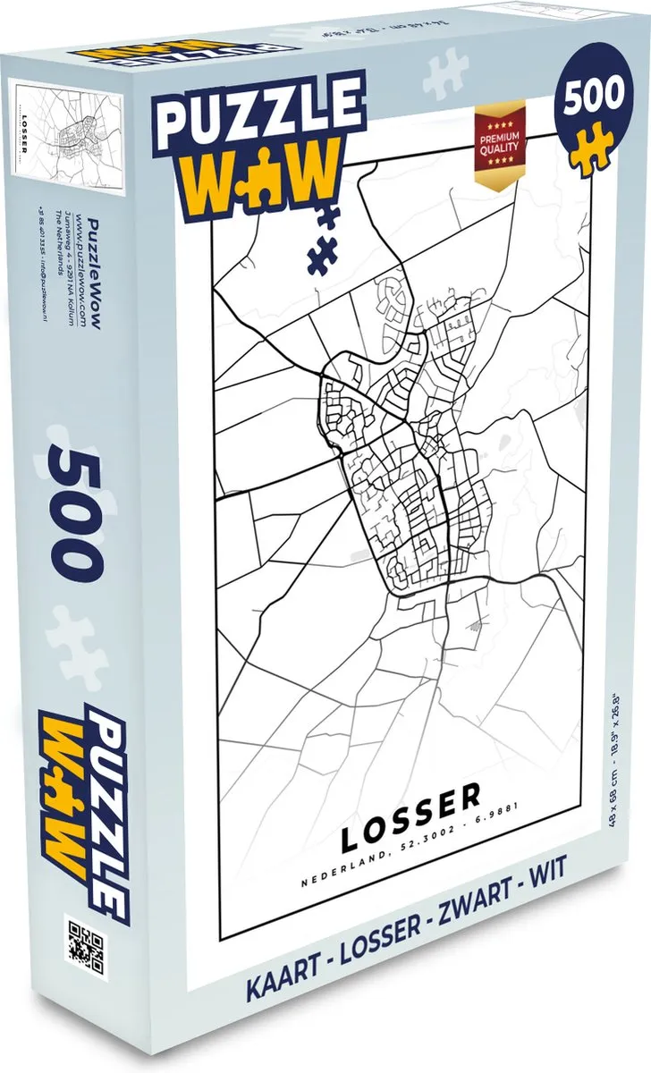PuzzleWow Losser Puzzel 500 Stuks - Multicolor