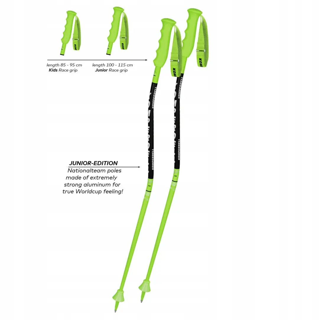 Komperdell Nationalteam Super-G Junior Ski Stoks 105cm
