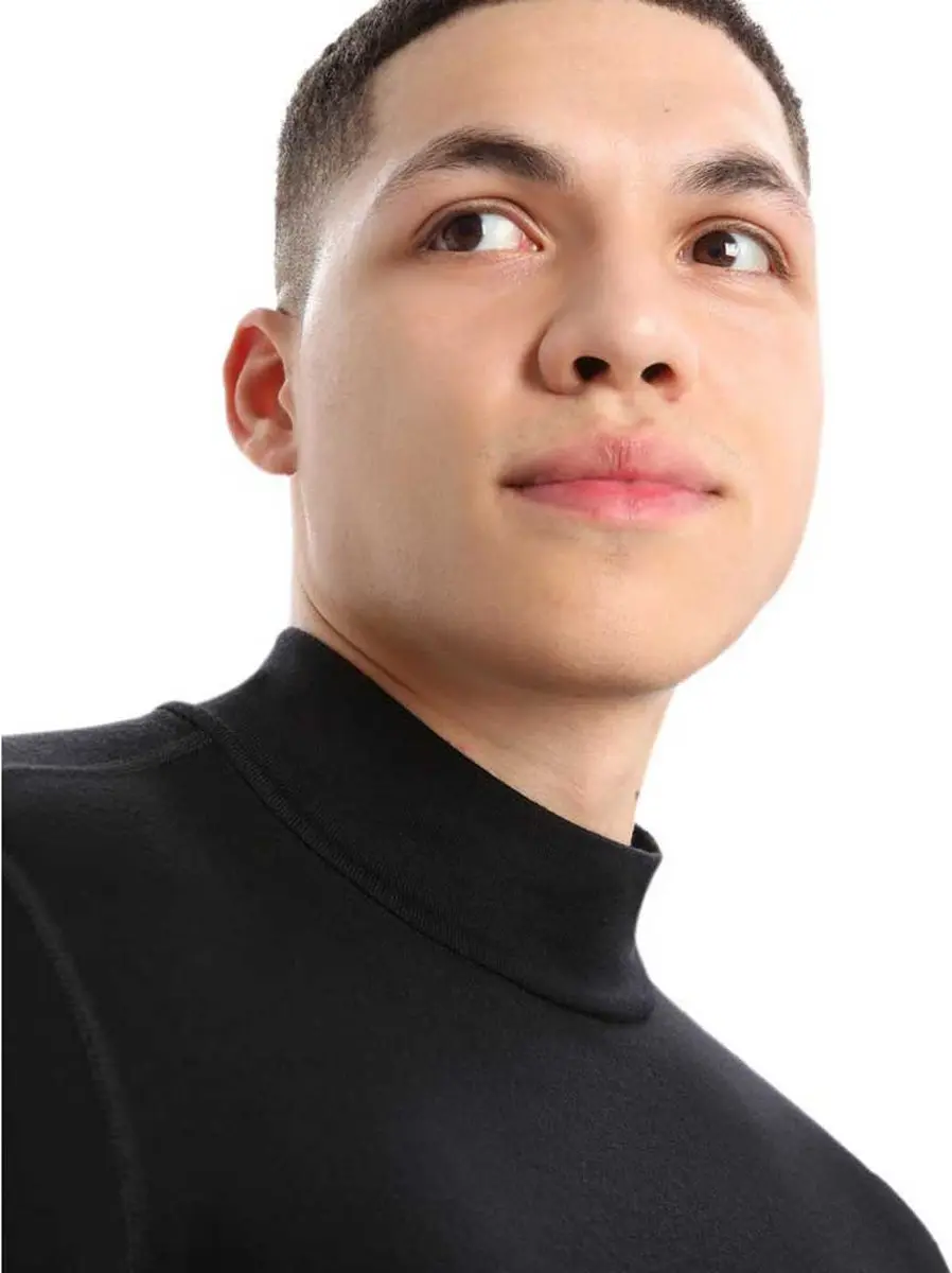 Icebreaker 260 Tech LS Turtleneck Heren - XL Zwart - afbeelding 4 van 6