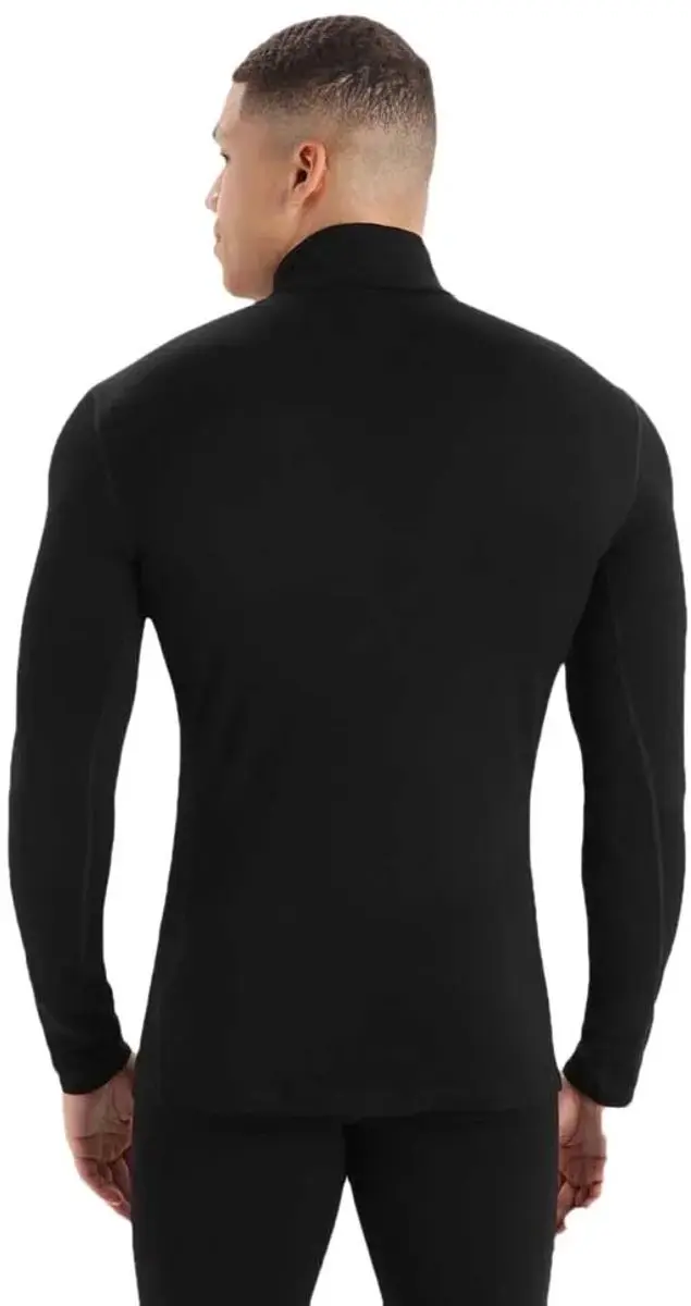 Icebreaker Tech LS Half Zip Thermoshirt M - Zwart - afbeelding 3 van 6