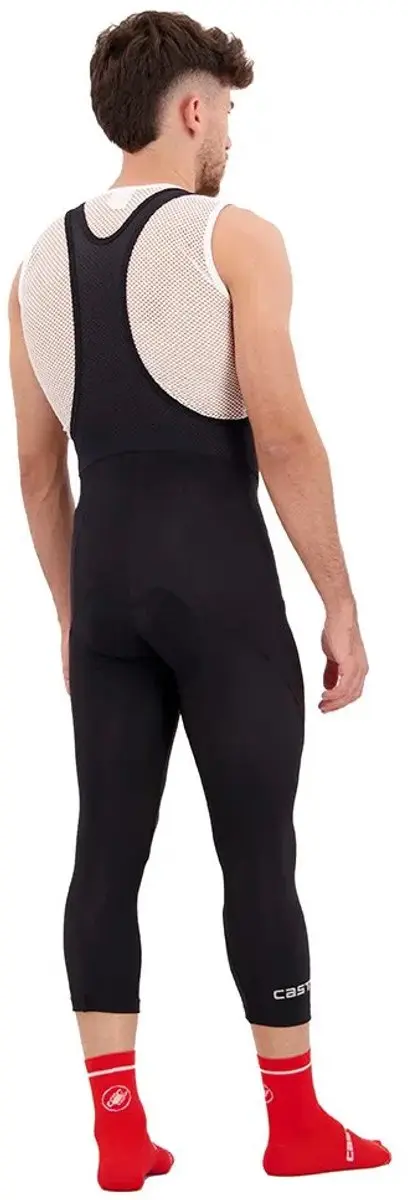 Castelli Entrata Thermal 3/4 Fietsbroek - 2XL - Zwart