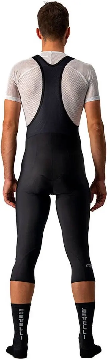 Castelli Entrata Thermal 3/4 Fietsbroek - 2XL - Zwart