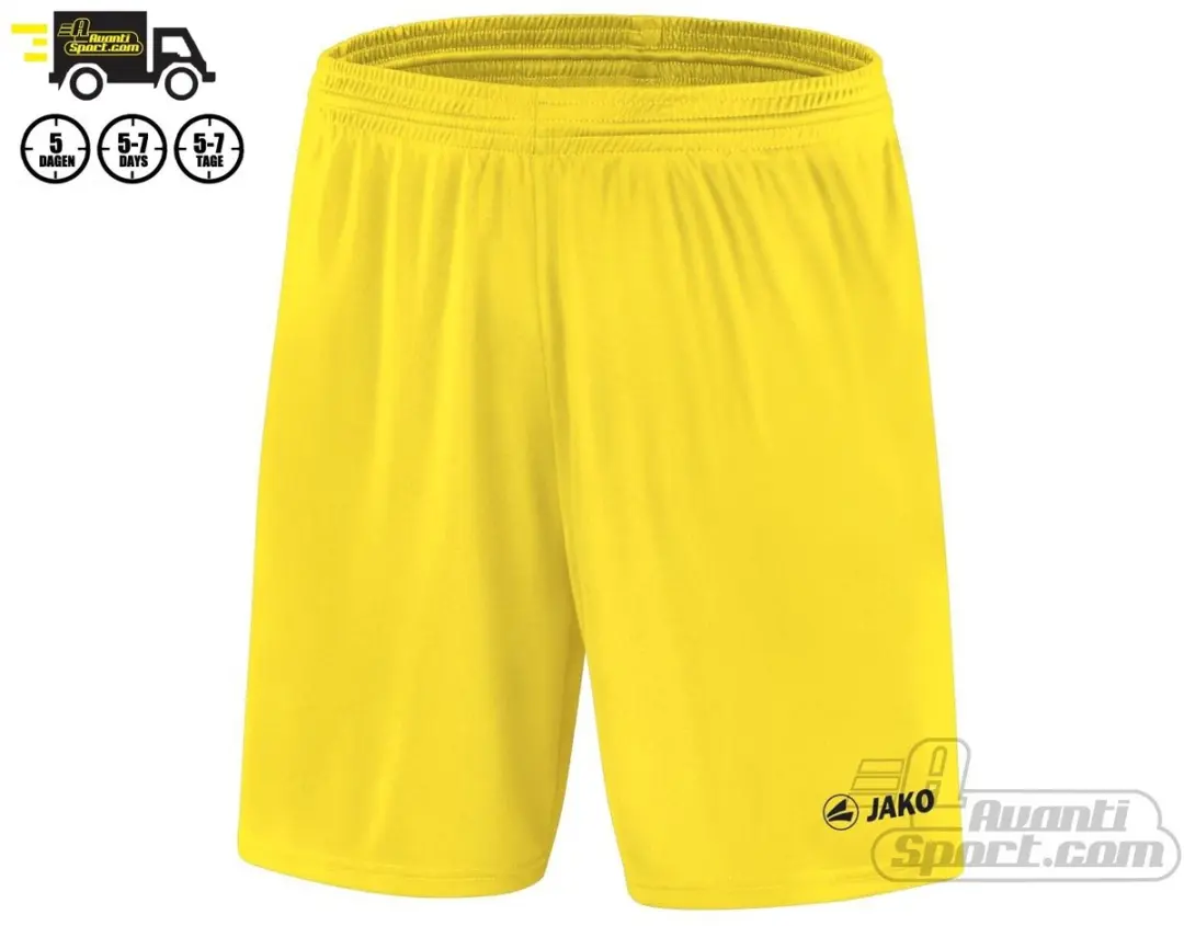 Jako Short Manchester Kort Geel