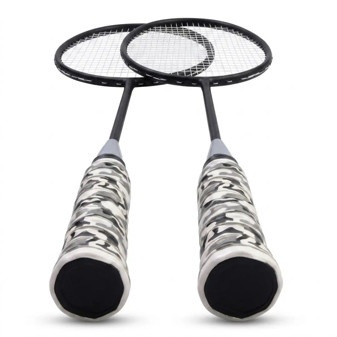 Witte camouflage tennis grips overgrip grip tape antislip zweetabsorberend 2 stu