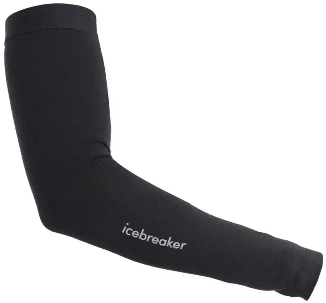Icebreaker Merino 200 Zoneknit™ Armwarmers Zwart S-M