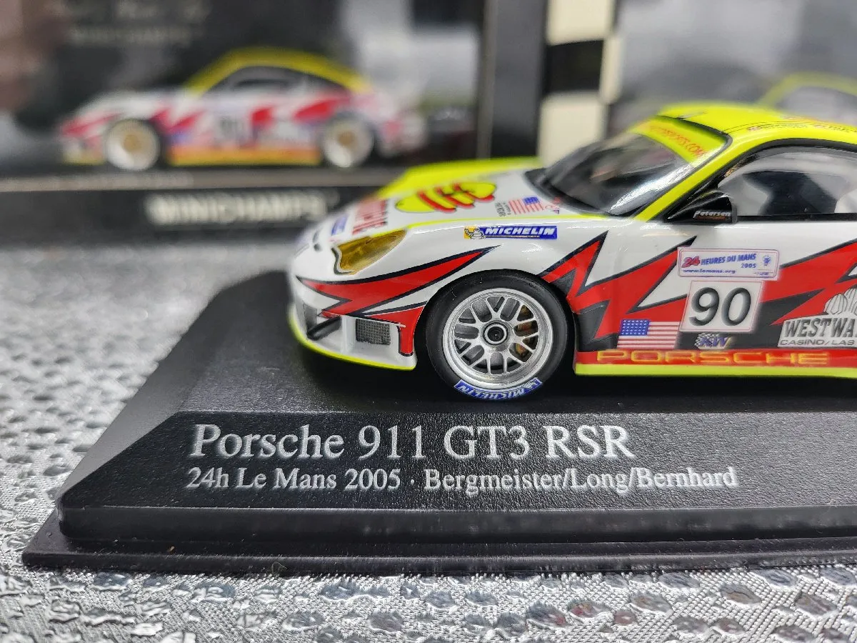 Porsche 911 GT3 RSR #90 24h Le Mans 2005 - 1:43 Minichamps