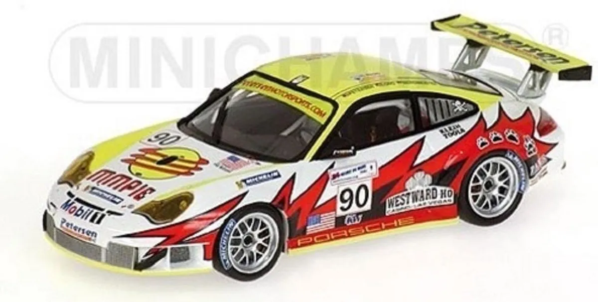 Porsche 911 GT3 RSR #90 24h Le Mans 2005 - 1:43 Minichamps