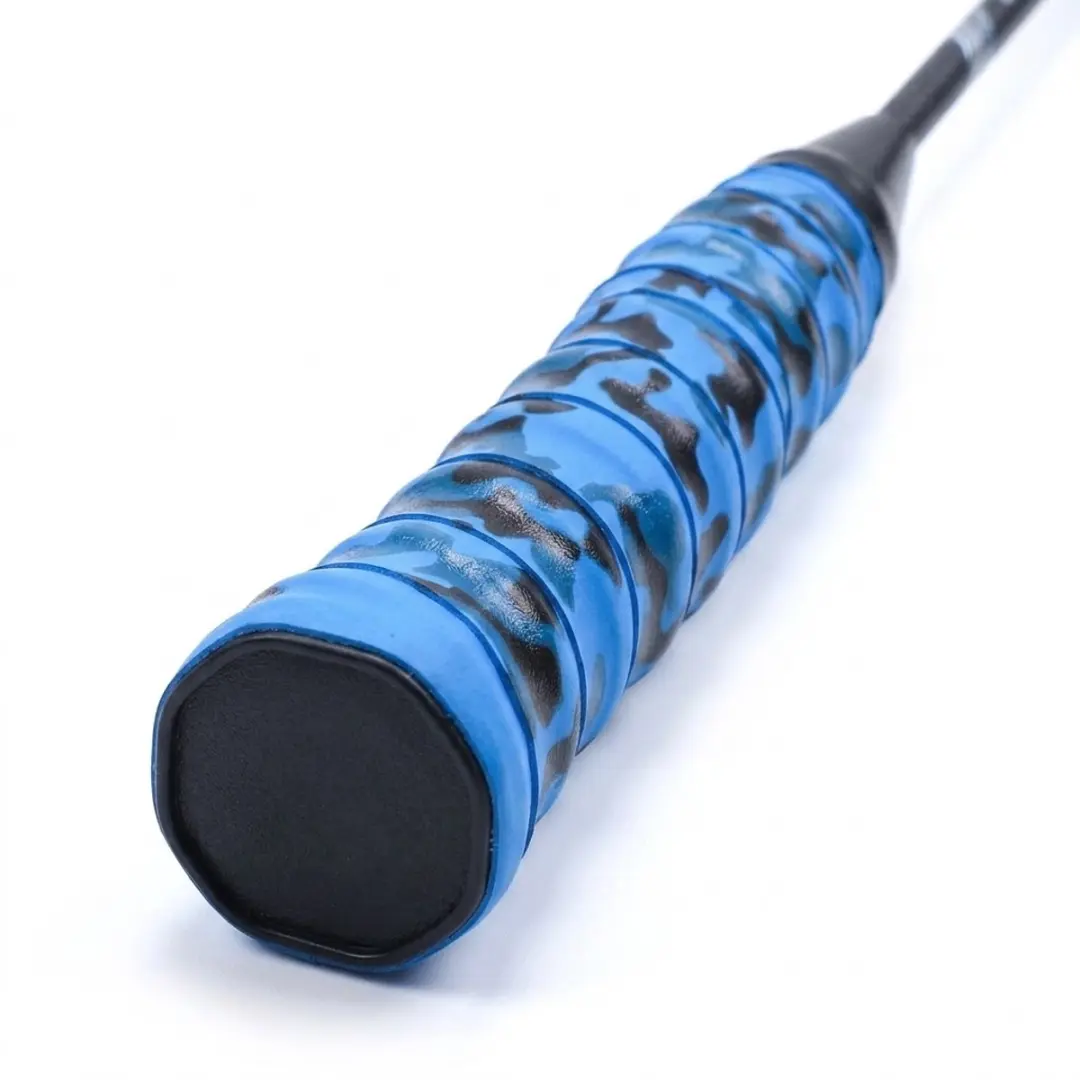 Blauwe camouflage badminton en tennis grip unisex