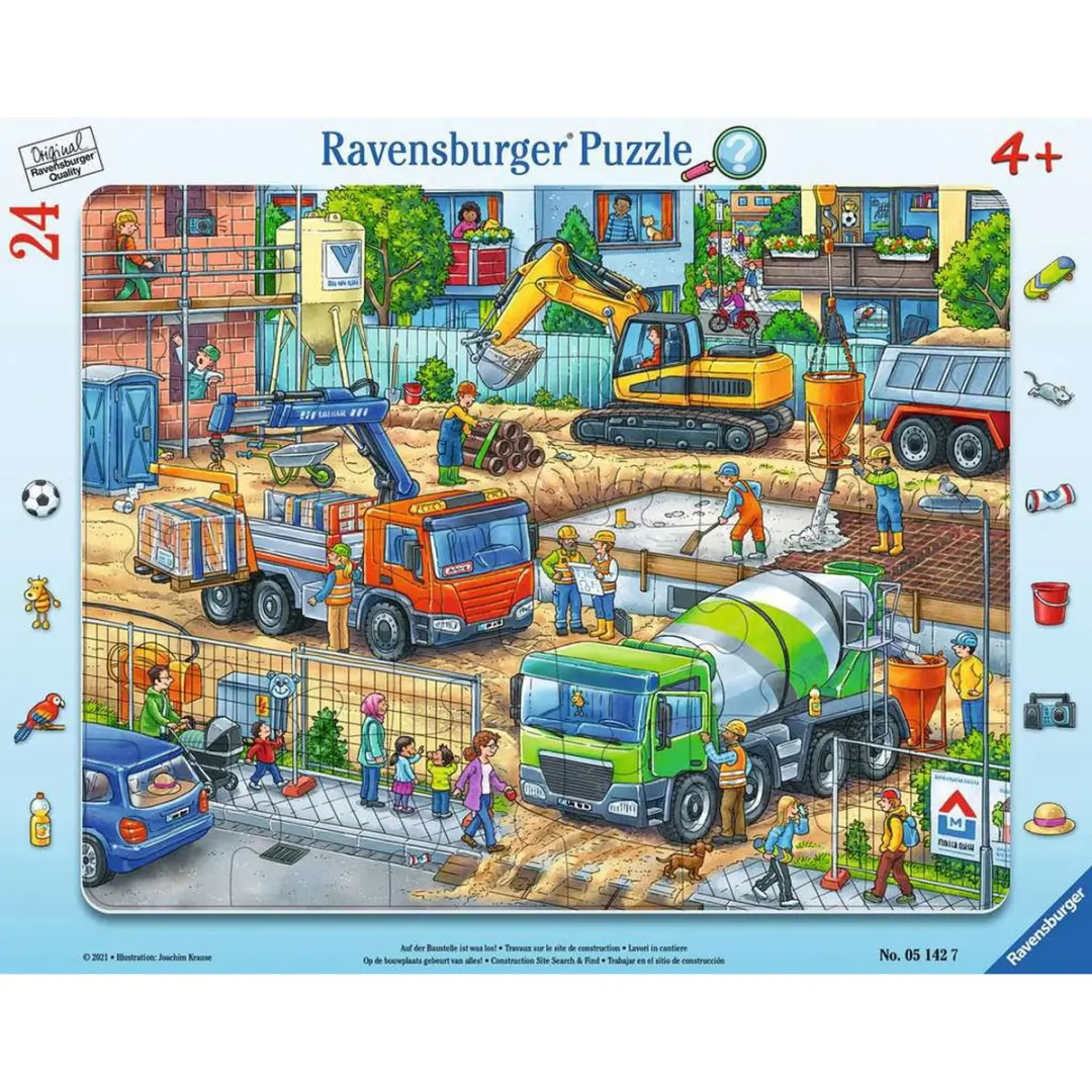 Ravensburger Puzzel Bouwplaats 24 Stuks