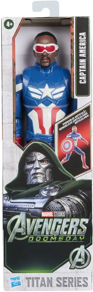 Hasbro Avengers Doomsday Titan Hero Captain America Actiefiguur 30cm - afbeelding 3 van 6