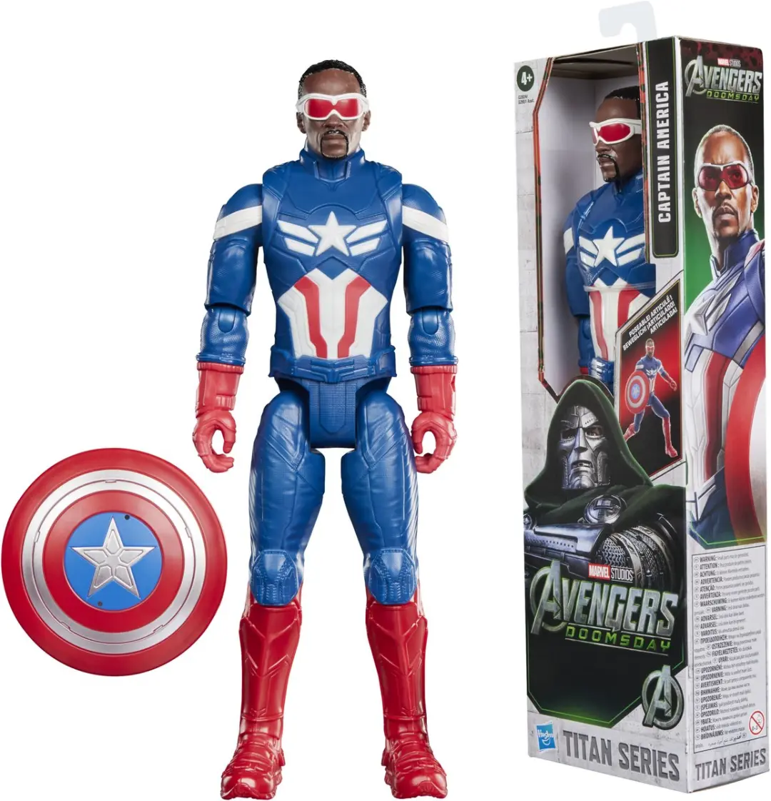 Hasbro Avengers Doomsday Titan Hero Captain America Actiefiguur 30cm