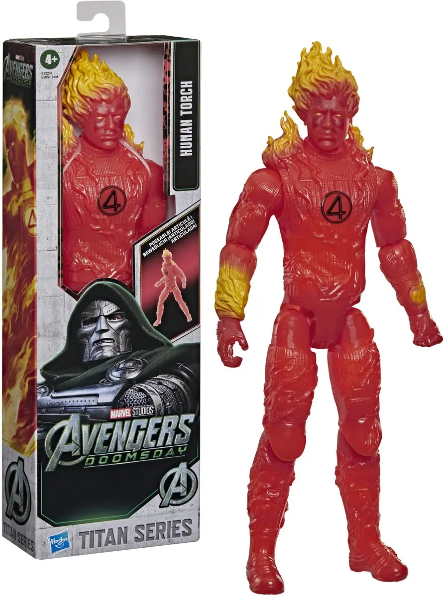 Hasbro Marvel Avengers Doomsday Titan Hero Human Torch 30cm