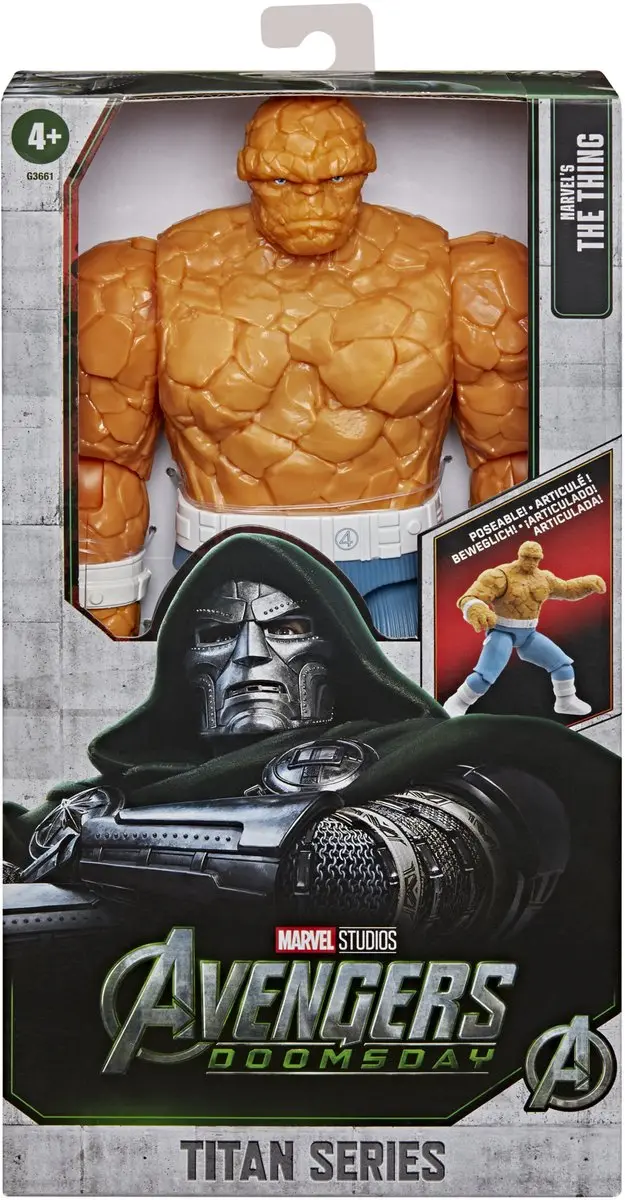Hasbro Marvel Studios Doomsday Titan Series The Thing Actiefiguur 30cm - afbeelding 2 van 6
