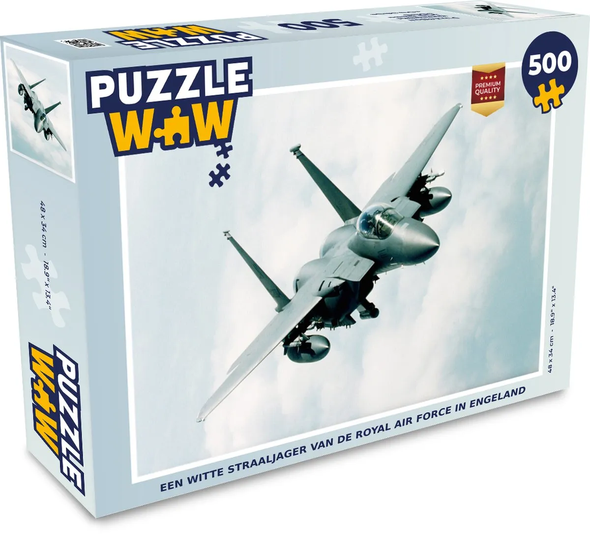 PuzzleWow Royal Air Force Straaljager Legpuzzel 500 Stuks