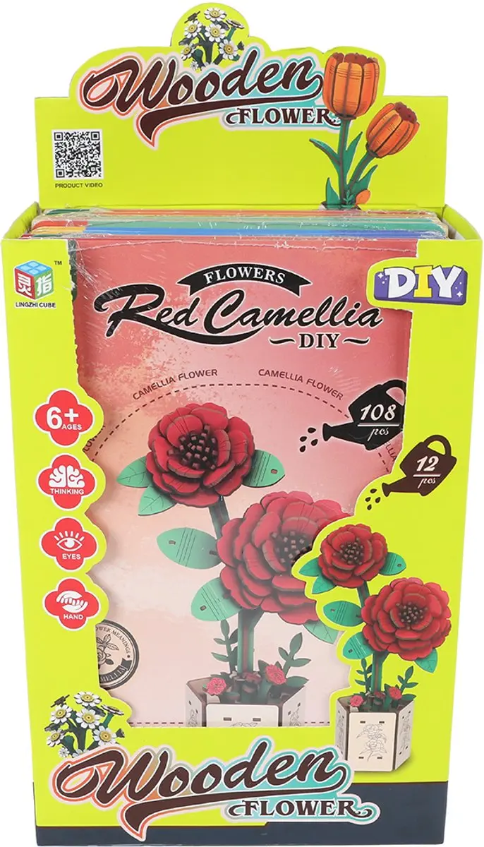 VAN MANEN Vedes Houten Bloemen Knutselset