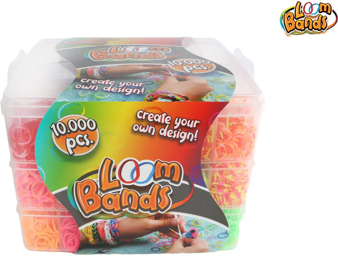 Van Manen Loom Bands Opbergbox - 10.000 Elastiekjes Meerkleurig - afbeelding 2 van 2