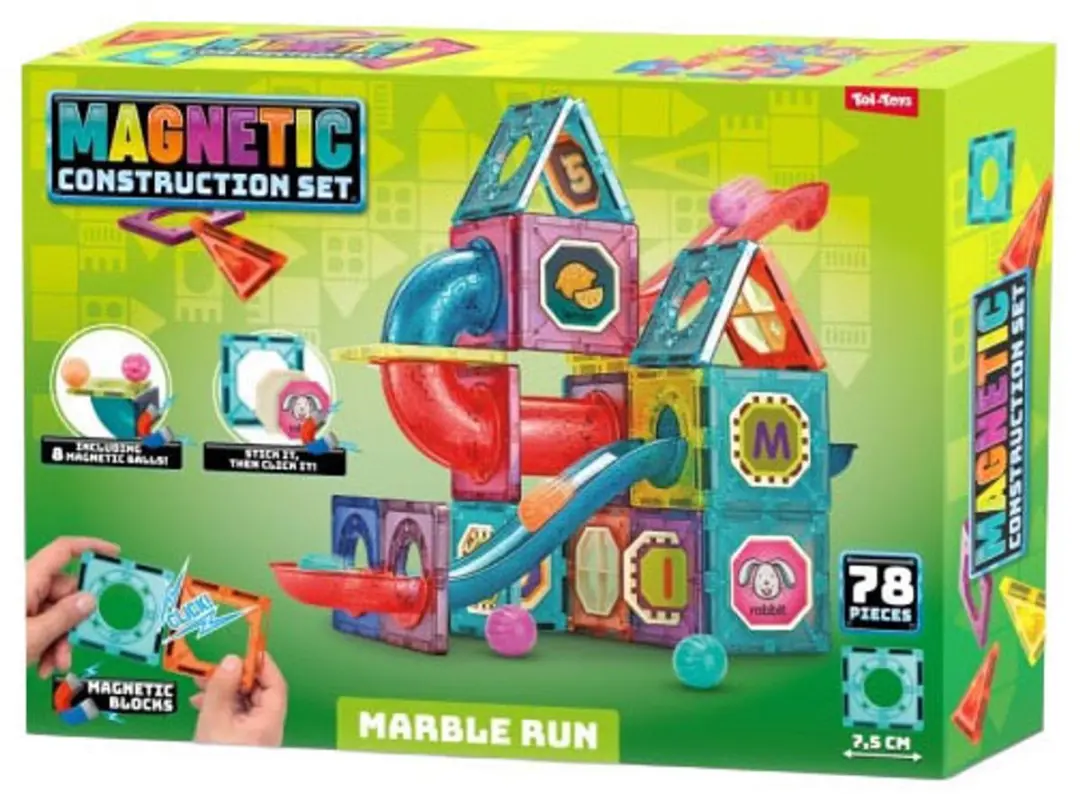 Toi-Toys Magnetische Knikkerbaan Bouwset