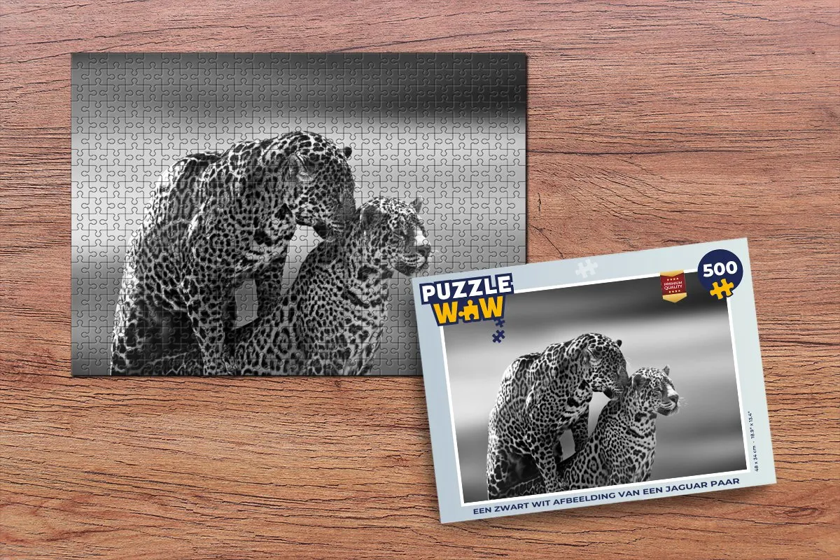 PuzzleWow Jaguar Legpuzzel 500 Stuks - Multicolor