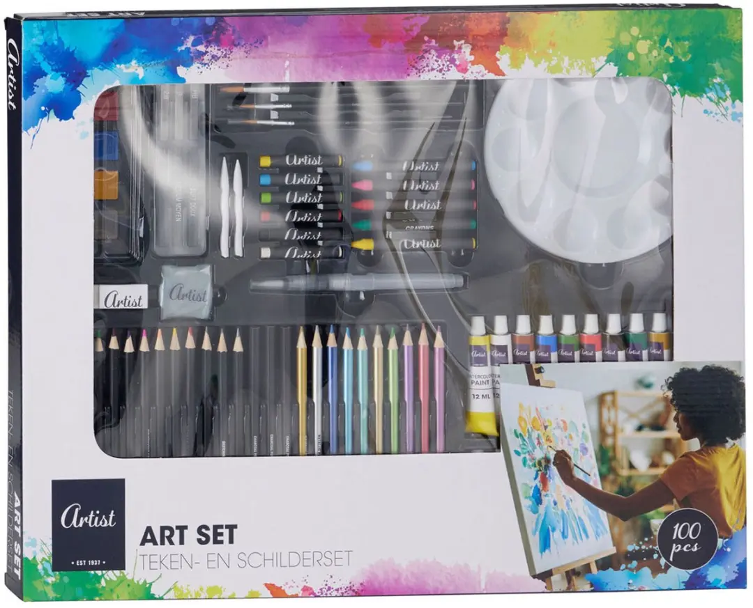 Complete Schilderset Acryl en Waterverf