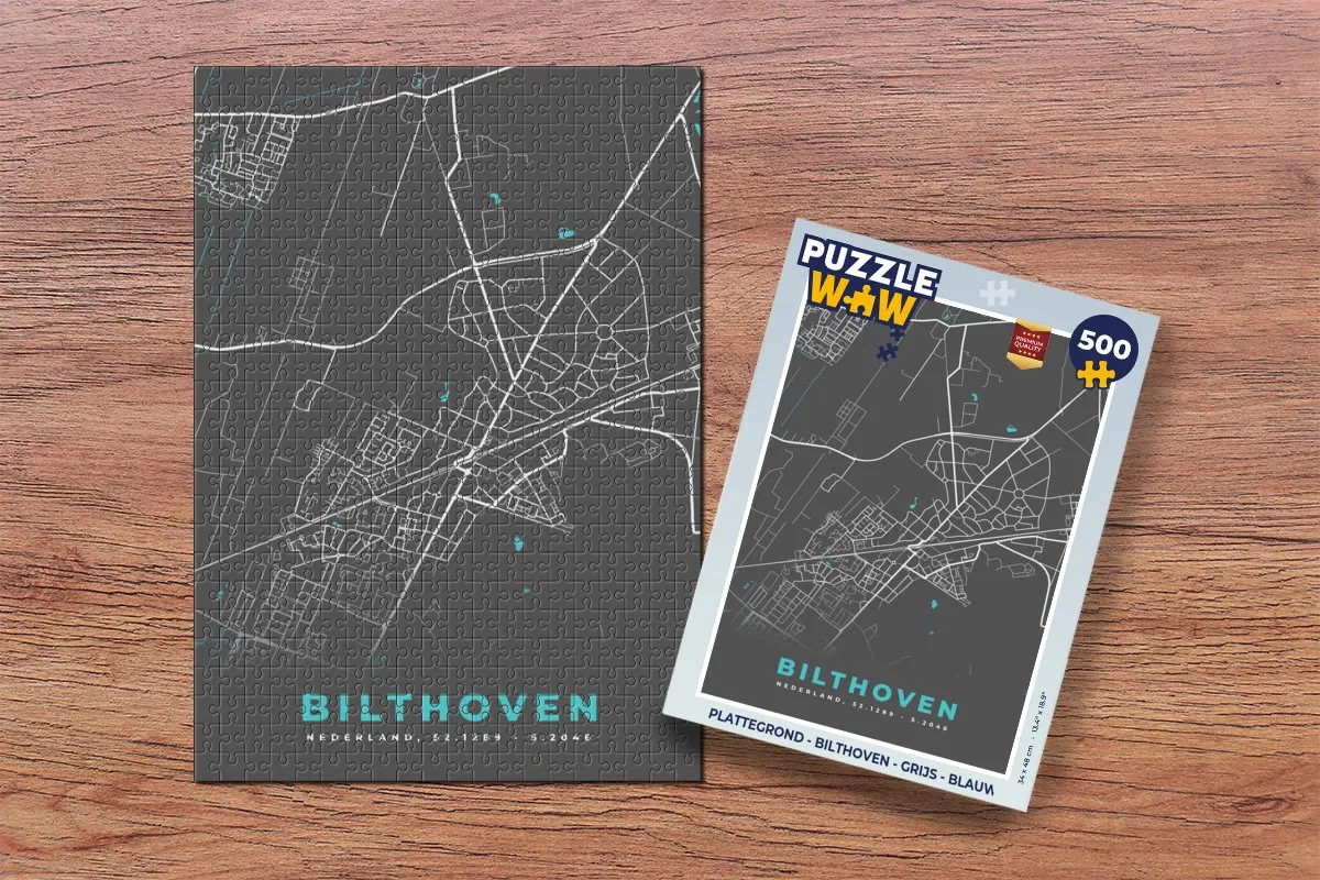 PuzzleWow Bilthoven Legpuzzel 500 Stuks - Multicolor