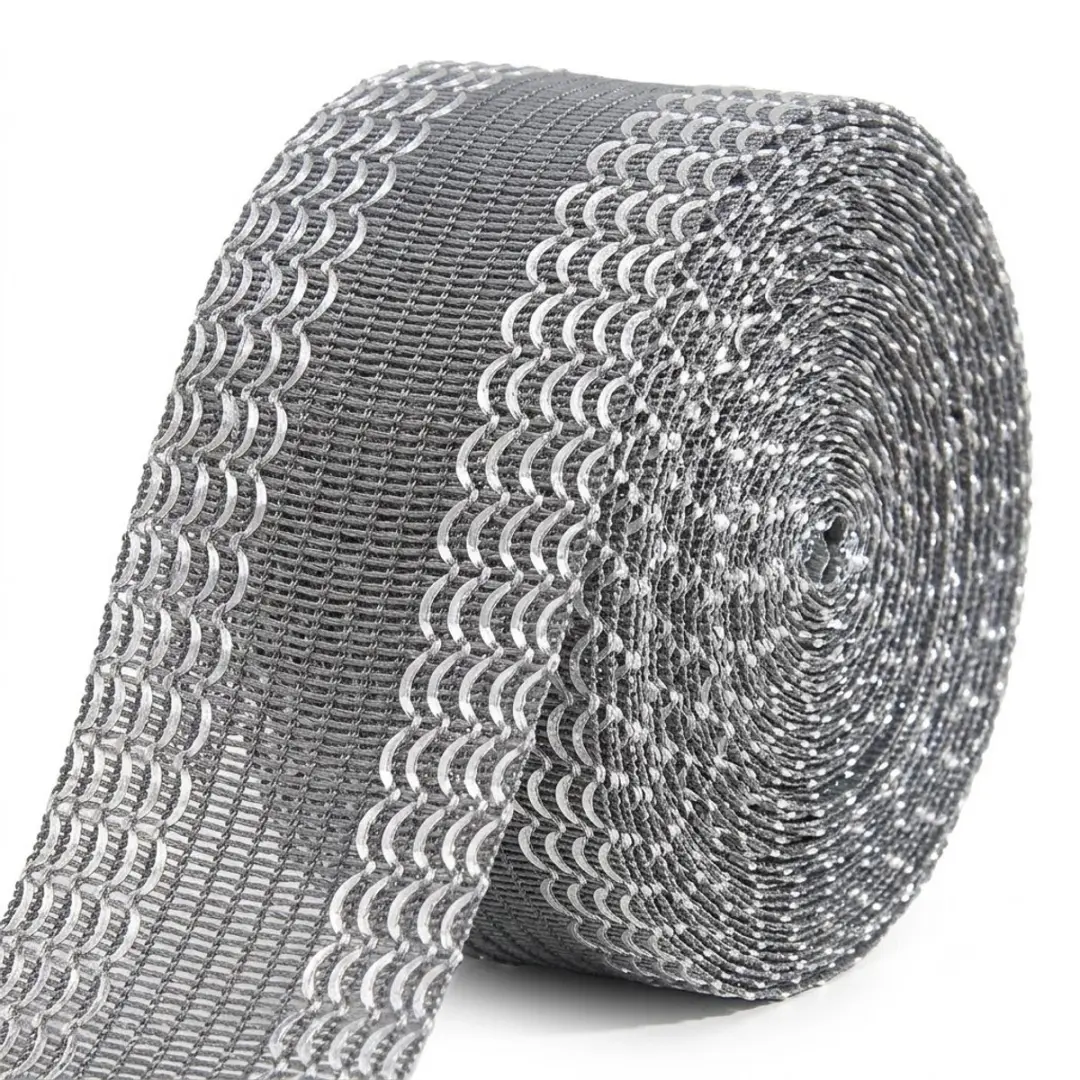 Grijze strijkband zelfklevende broek zoom tape 2 meter 2,5 cm strijkbare stoffen