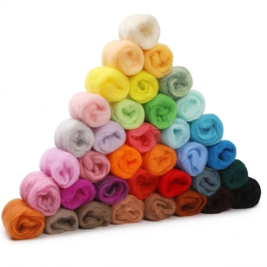 Vilt wol set 36 kleuren 108g